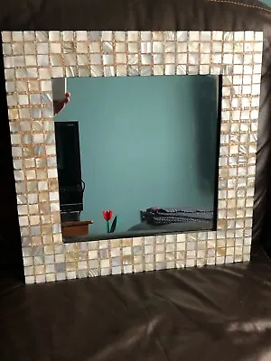 £5.50 • Buy Wall Mirror (NEXT) Mother Of Pearl Mosaic Pattern