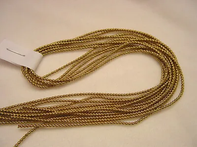 Authentic German Metal Bullion SM. Crinkle Wire Tinsel Gold Christmas Ornament • $7.99
