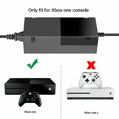 $22.59 • Buy For Microsoft XBOX ONE/360 Slim AC Adapter Brick Charger Power Supply Cord Cable