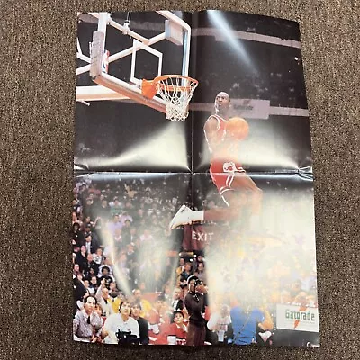 Vintage Michael Jordan Poster 25”x18” • $24.99