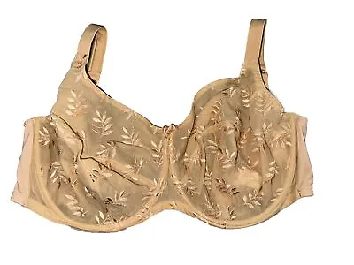 Panache Superbra Nude Embroidered Tango Bra Size 34G EUC • £21.84