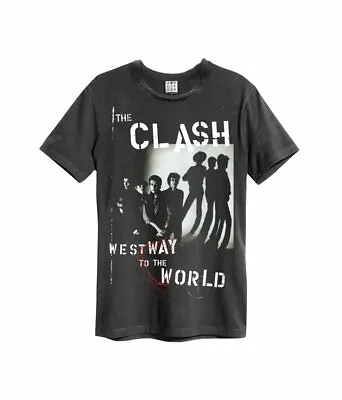 £21.95 • Buy Amplified The Clash Westway To The World Unisex Charcoal T-Shirt 