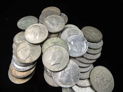 1965 - 1969 Kennedy Half Dollar ~ Circulated - 40% Silver - One Random Coin • $4.79