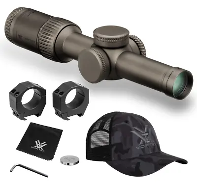 Vortex Optics Razor HD Gen II-E 1-6x24 VMR-2 MOA Riflescope W/ Rings And Hat • $1648