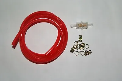 Red 3/16  (5mm) MOTORCYCLE Fuel Line - 5' Feet • $6.99