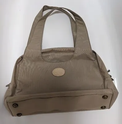 Mulberry Nylon Holdall Travel Shopping Tote Bag Beige • £65