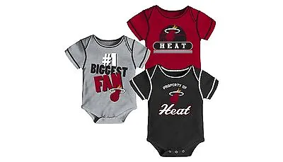 Miami Heat Boys Infant Baby Bodysuit Creeper Romper (0-3M3-6M6-9M12M18M)  • $5.99