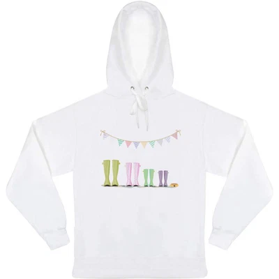 £24.99 • Buy 'Spotty Wellies' Adult Hoodie / Hooded Sweater (HO038439)