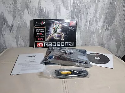 ATI Radeon 9250 SE 128MB DDR AGP 8X Connect3D Retro Gaming Windows 98 XP DVI VGA • £29.99
