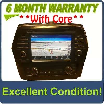 16 Nissan Maxima OEM Touch Screen Navigation AMFM XM Receiver W/ Climate Control • $378.40