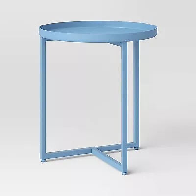 Tray Top Metal Accent Table - Blue - Room Essentials • $18.99