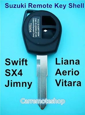 $9.50 • Buy Suzuki 2 Button Remote Key Shell To Suit Swift SX4 Liana Aerio Vitara Jimny