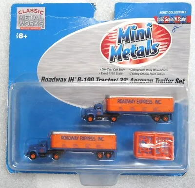 N Scale Classic Metal Works Roadway Express Inc. Tractor Trailer • $22