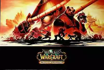 Poster World Of Warcraft Mists Of Pandaria - Video Game Print 11.5x16 WoW MMORPG • $24.55