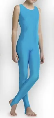 £0.99 • Buy BNWT Plume Dance/gymnastics Unitard Catsuit With Stirrups Turquoise Age 10