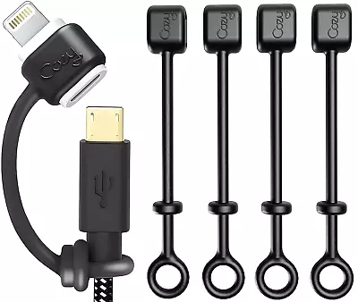 Cozy [5-Pack] Charging Cable Adapter Keeper/Holder/Tether Compatible With USB-C • $10.99