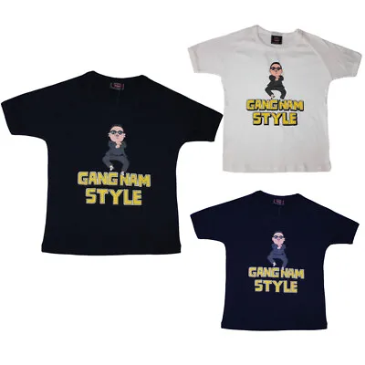 Kid's Children's T-Shirt PSY Inspired Gangnam Style T Shirt 100% Cotton • $7.80