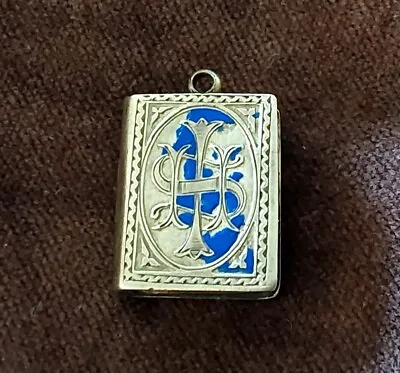 ANTIQUE VICTORIAN GOLD-FILLED~Book Locket Pendant Charm • $138