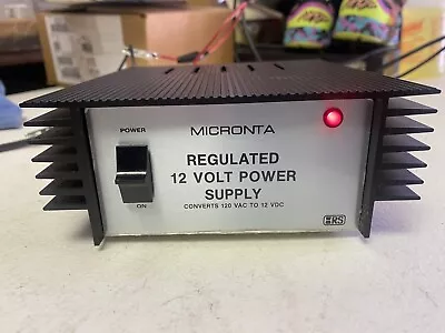 Micronta Regulated 12 Volt Power Supply  Converters 120 VAC To 12 DC • $29