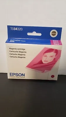 Epson Stylus Photo 2200 Ink Cartridge T034320 Factory Sealed Box Expired Magenta • $11.72