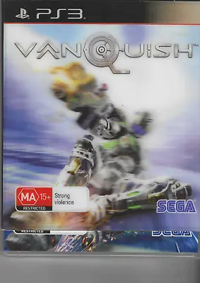 PS3 Game VanQuish  Lenticular Cover (Sony PlayStation 3  PS3  Game • $11