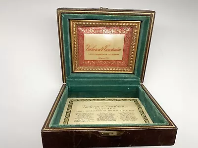 $1250 • Buy Beautiful Vintage Vacheron Constantin Watch Box Super Rare !