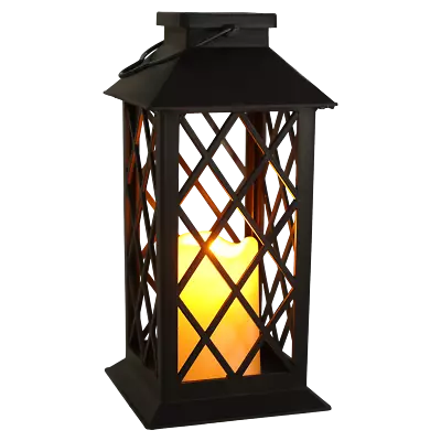 Decorative Candle Lantern Light With LED Outdoor Garden Flameless Candle • $9.99