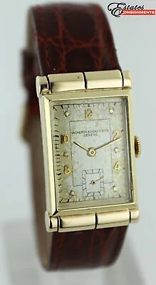 $4004.10 • Buy Vintage 1930's Vacheron & Constantin 14K Yellow Gold  Spider Dial Men's Watch