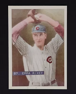 Vintage BRA-MAC EPPA RIXEY #57 3x5  Photo Card George Burke/Brace CUBS HOF • $9.99