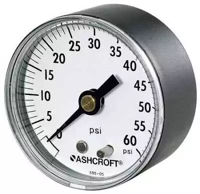 Ashcroft 20W1005ph02b100# Pressure Gauge 0 To 100 Psi 1/4 In Mnpt Plastic • $17.35