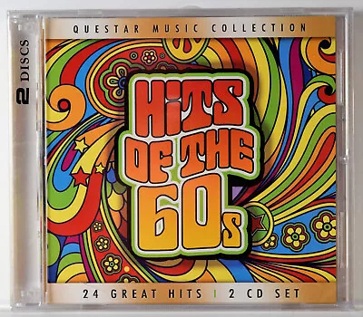 $12.99 • Buy K-TEL Questar Music Collection HITS OF THE 60s 24 Hits - 2 CD Set - NEW SEALED