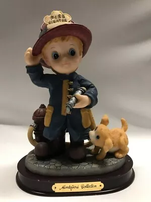 Montefiori Collection Little Firefighter With Puppy Dog • $10