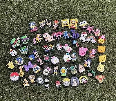 60 Pc Assorted Cartoon Croc Charms • £30.24
