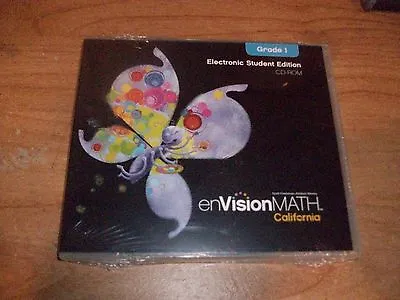 EnVision Math California Electronic Student Edition Grade 1 CD ROM WIN/MAC NEW • $19.99