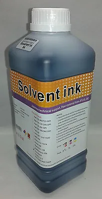 Eco Solvent Ink DX4 DX5 Roland Mimaki Mutoh Printers Black 1 Liter USA Shipping • $29.99