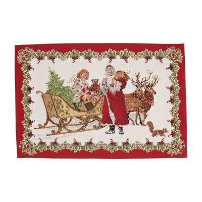 Villeroy & Boch TOY'S FANTASY Angel Santa & Sleigh Place Mat/Tovaglio Carrozza • $30