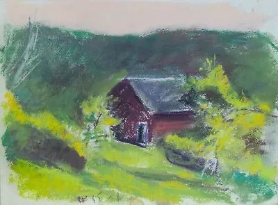  Summer Studio  Wolf Kahn Vermont Landscape Abstract Impressionist Pastels • $12000