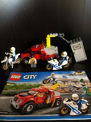 Lego City 60137 Tow Truck Trouble Used Complete Set Retired • $15