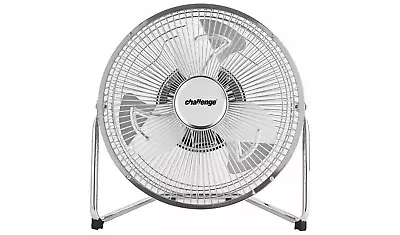 Challenge Chrome Desk Fan - 9 Inch • £29.99