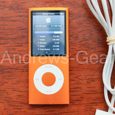 Apple IPod Nano 4th Gen 8GB Orange • $64.89