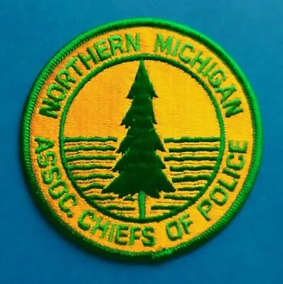 Northern Michigan Association Chiefs Of Police Patch MI Tree UP • $3.69