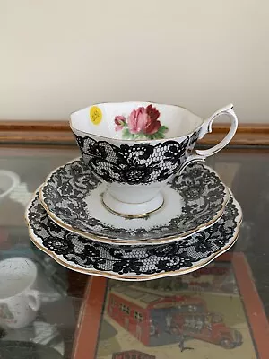 Royal Albert  Senorita  1950's 3 Piece Tea Set • $150