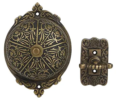 Victorian Style Twist Bell Vintage Look Doorbell Ringer Antique Front Door Alarm • $89.97