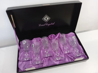 £14.99 • Buy Edinburgh Crystal Hand Cut Lead Crystal Sherry Glasses The Embassy Range BOXED