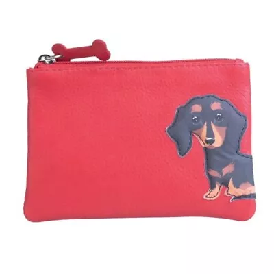 Mala Leather Frank Coin Purse With RFID - Red - BNWT • £14.50