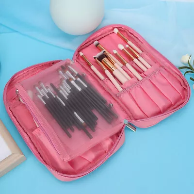 Portable Multi Layers Makeup Brush Container Cosmetics Tool Storage Bag Case • $15.60