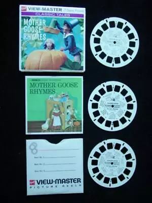 View-Master GAF : Mother Goose Rhymes - Complete Reels Packet Set (B 410) 1960 • $11.99