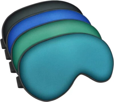 $11.99 • Buy 4 Pack Silk Sleep Mask Blindfold Eye Cover Eyeshade Eye Mask Adjustable