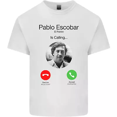 Pablo Escobar El Patron Is Calling Mens Cotton T-Shirt Tee Top • $17.92