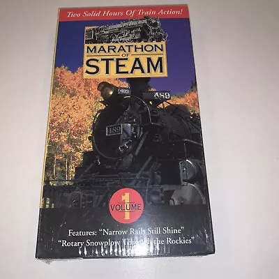 Marathon Of Steam Train Volume 1 VHS PAL Video Tape 1994 New Sealed Trains • $6.80